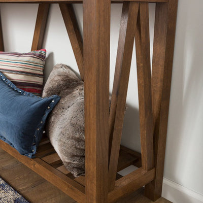 Walker Edison A-Frame Rustic Entry Console Table!

-Brand new in the box 