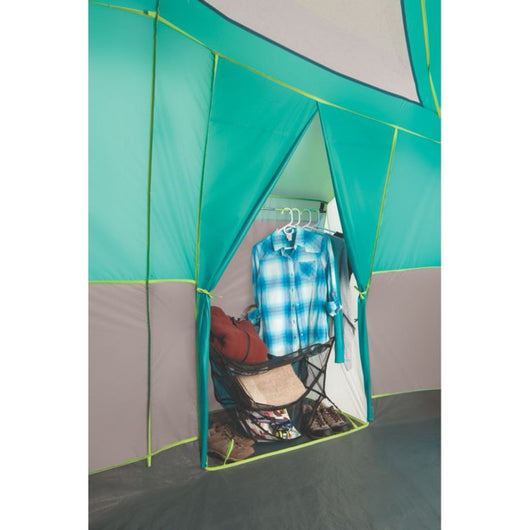 Coleman® 8-Person Tenaya Lake™ Fast Pitch™ Cabin Camping Tent with Closet, Light Blue**New**