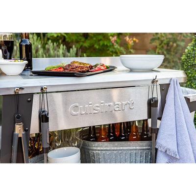 Cuisinart Outdoor Stainless Steel Grill Prep Table!

-Brand new in the box 