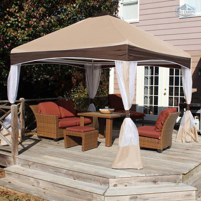 King Canopy Garden Party 13X13 Pop-Up Gazebo w/ Caramel Crème Cover!

-Brand new in the box (Assembly is required)