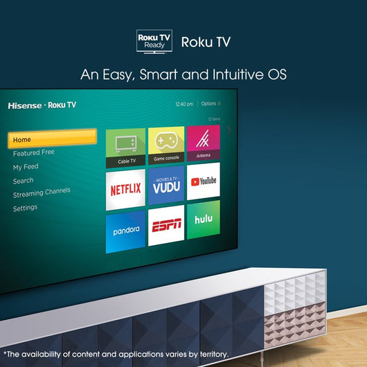 Hisense 50" Class 4K UHD LED LCD Roku Smart TV! (USED)