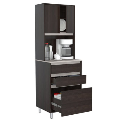 Inval Ambrossia Laminate 2-Door Breakroom Cabinet, Espresso and Grey!

-Brand new in the box 