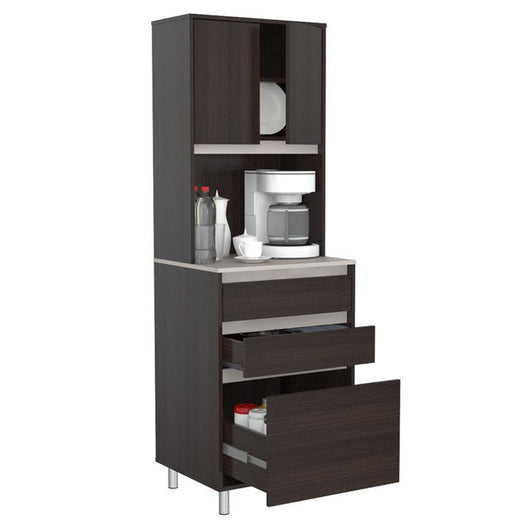 Inval Ambrossia Laminate 2-Door Breakroom Cabinet, Espresso and Grey!

-Brand new in the box 