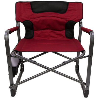 Ozark Trail XXL Camping Director Chair, Red! 

-Brand new