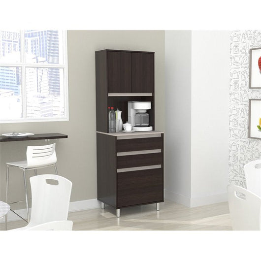 Inval Ambrossia Laminate 2-Door Breakroom Cabinet, Espresso and Grey!

-Brand new in the box 