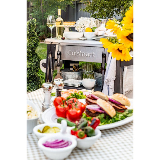 Cuisinart Outdoor Stainless Steel Grill Prep Table!

-Brand new in the box 