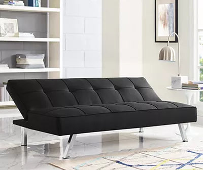 Serta Corey Black Convertible Sofa!

-Brand new in the box (Assembly only requires feet to be put on)