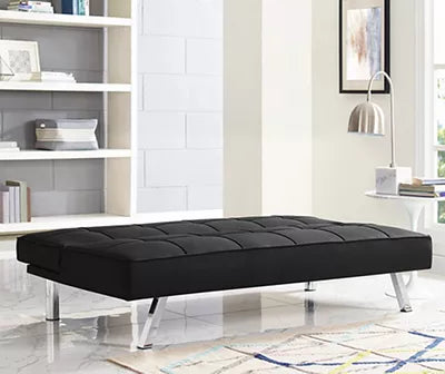 Serta Corey Black Convertible Sofa!

-Brand new in the box (Assembly only requires feet to be put on)