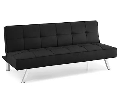 Serta Corey Black Convertible Sofa!

-Brand new in the box (Assembly only requires feet to be put on)