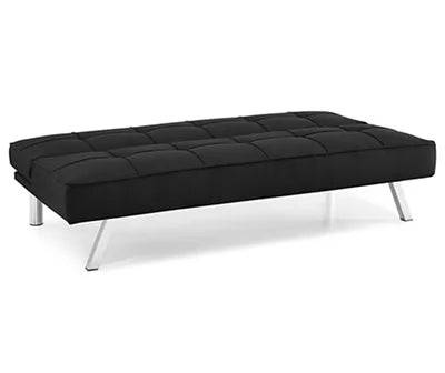 Serta Corey Black Convertible Sofa!

-Brand new in the box (Assembly only requires feet to be put on)