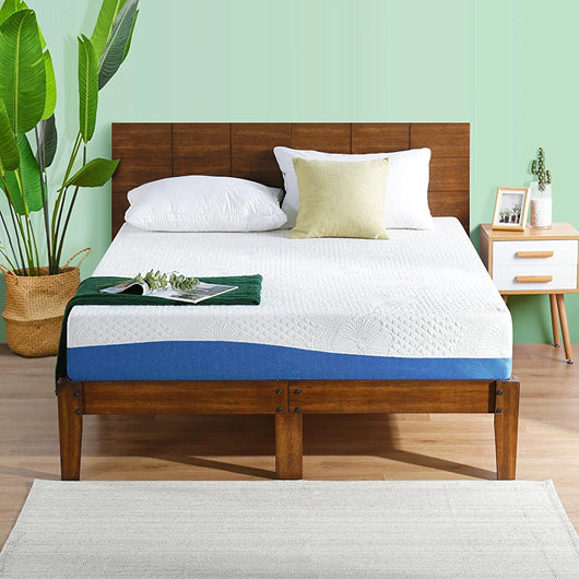 Olee Sleep Aquarius 10-Inch Memory Foam Mattress in Blue, Queen!

-Brand new in the box 