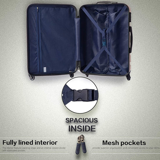 COOLIFE Luggage 3 Piece Set Suitcase Spinner Hardshell Lightweight TSA Lock!

-Brand new