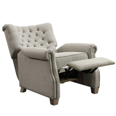 !!!REDUCED!!! Better Homes & Garden Tufted Push Back Recliner, Gray Fabric Upholstery!  -Brand new out of the box