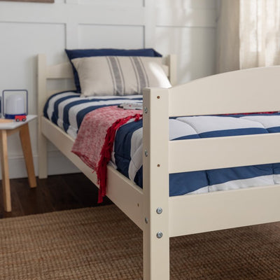 Manor Park Solid Wood Twin Over Twin Bunk Bed, White!

-Brand new in the box 