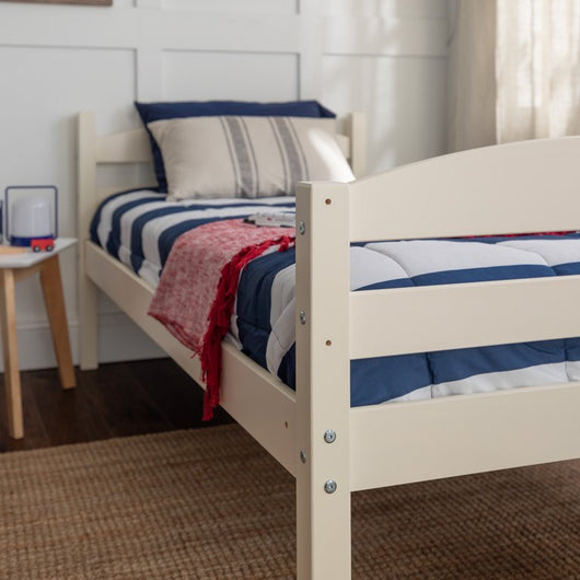 Manor Park Solid Wood Twin Over Twin Bunk Bed, White!

-Brand new in the box 