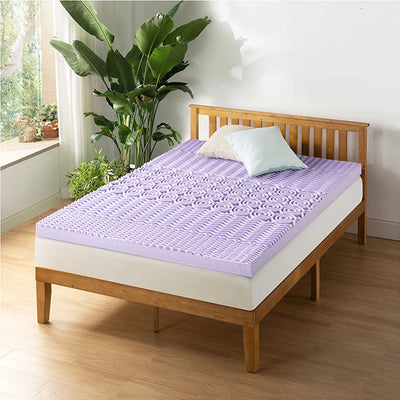 Mellow 3 Inch 5-Zone Memory Foam Mattress Topper, Soothing Lavender Infusion, Full!

-Brand new in the box 
