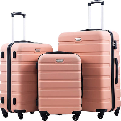 COOLIFE Luggage 3 Piece Set Suitcase Spinner Hardshell Lightweight TSA Lock!

-Brand new