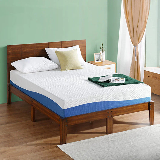 Olee Sleep Aquarius 10-Inch Memory Foam Mattress in Blue, Queen!

-Brand new in the box 