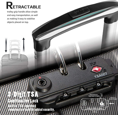 COOLIFE Luggage 3 Piece Set Suitcase Spinner Hardshell Lightweight TSA Lock!

-Brand new