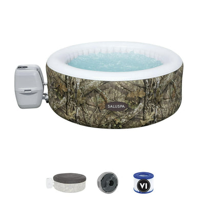 SaluSpa Mossy Oak Inflatable Hot Tub 2-4 Person Outdoor Spa!

-Brand new in the box 