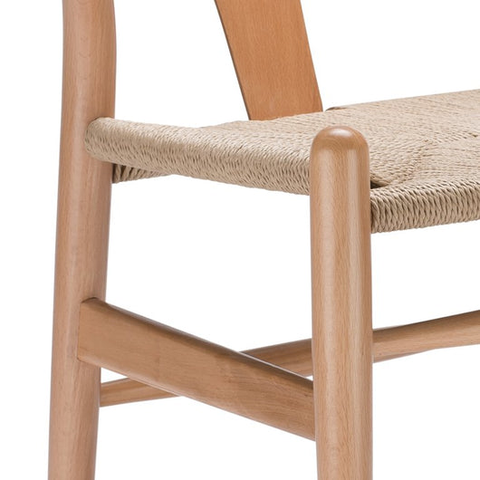 Poly & Bark Weave Chair in Natural (Set of 2)!

-Brand new out of the box 