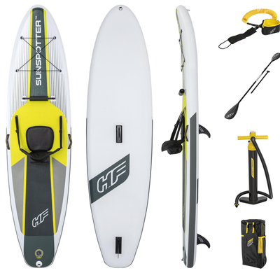  Bestway Hydro-Force Sunspotter SUP 11 Ft. 2 In. Inflatable 2 in 1 Stand Up Paddle Board and Kayak! (USED - VERY CLEAN)

-LIGHTLY USED! - Inflated and inspect, is still pretty clean and will function perfectly 