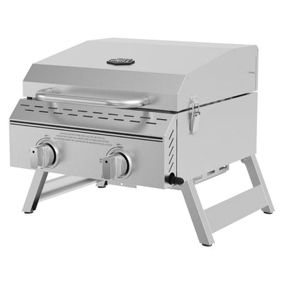 Expert Grill 2 Burner Tabletop Propane Gas Grill in Stainless Steel!

-Brand new out of the box, does have some very light scratchs from shipping, photos shown but aren't very noticeable 