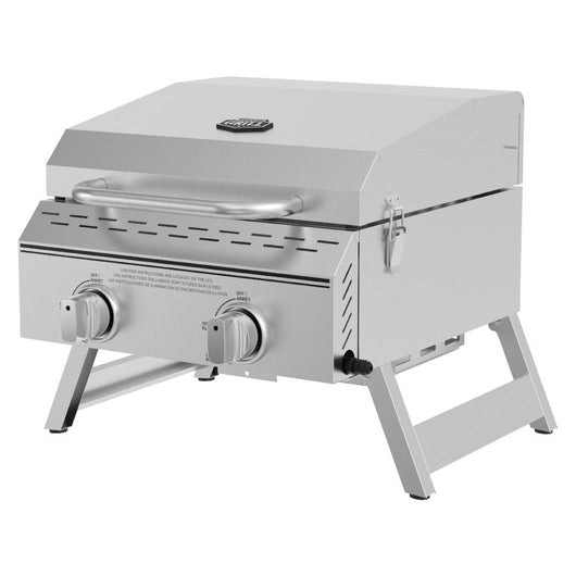 Expert Grill 2 Burner Tabletop Propane Gas Grill in Stainless Steel!

-Brand new out of the box, does have some very light scratchs from shipping, photos shown but aren't very noticeable 