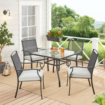Mainstays Alexandra Square Dining Table! (TABLE ONLY)

-Brand new in the box (make a great replacement table)
