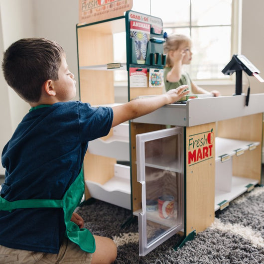 Melissa & Doug Freestanding Wooden Fresh Mart Grocery Store!

-Brand new in the box 
