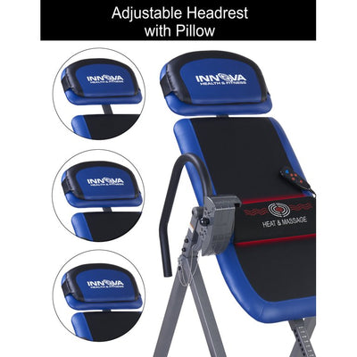 Innova ITM4850 Advanced Heat and Massage Therapeutic Inversion Table, 300 lb Max Weight Capacity!

-Brand new in the box 
