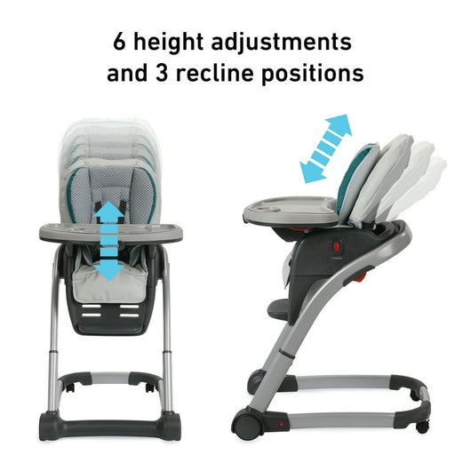 Graco® Blossom™ 6-in-1 Convertible Highchair, Sapphire!

-Brand new in the box 