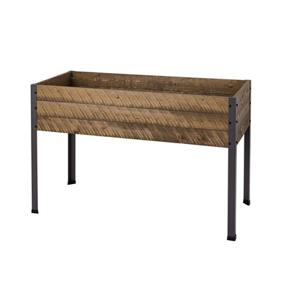 47” Rustic Elevated Planter With Self-Watering Baseboards!

-Brand new in the box 