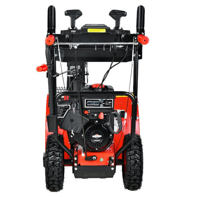 PowerSmart 24 in. Two Stage Electric Start Gas Snow Blower with Brigg Stratton Engine PSSAM24BS!  Brand new  Fully assembled-