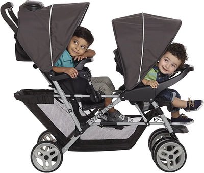Graco DuoGlider Double Stroller | Lightweight Double Stroller with Tandem Seating, Glacier!

-Brand new and assembled