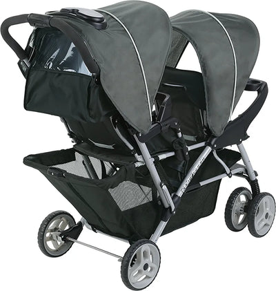 Graco DuoGlider Double Stroller | Lightweight Double Stroller with Tandem Seating, Glacier!

-Brand new and assembled