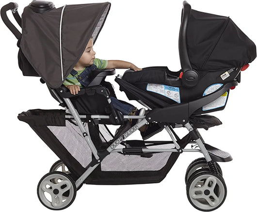 Graco DuoGlider Double Stroller | Lightweight Double Stroller with Tandem Seating, Glacier!

-Brand new and assembled