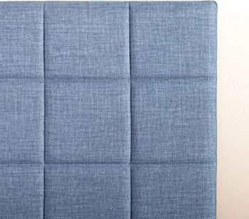 ZINUS Lottie Upholstered Platform Bed Frame / Mattress Foundation / Wood Slat Support / No Box Spring Needed / Easy Assembly, Blue Slate, Queen!

-Brand new in the box 