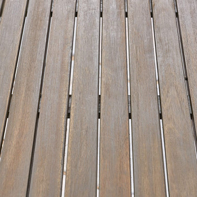 Christopher Knight Home Nick Outdoor Acacia Wood Round Dining Table, Gray Finish!

-Brand new in the box