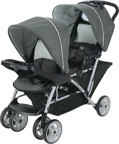Graco DuoGlider Double Stroller | Lightweight Double Stroller with Tandem Seating, Glacier!

-Brand new and assembled