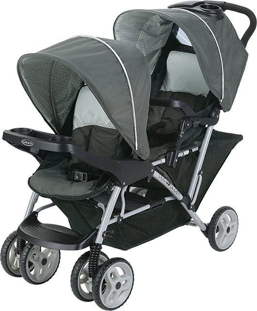 Graco DuoGlider Double Stroller | Lightweight Double Stroller with Tandem Seating, Glacier!

-Brand new and assembled