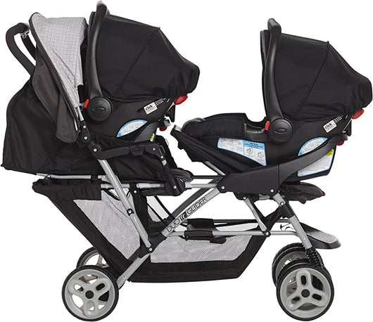 Graco DuoGlider Double Stroller | Lightweight Double Stroller with Tandem Seating, Glacier!

-Brand new and assembled