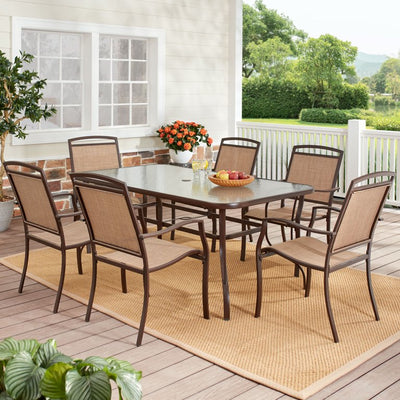 Mainstays Sand Dune 6 Piece Outdoor Patio Dining Set! (NEW & ASSEMBLED)