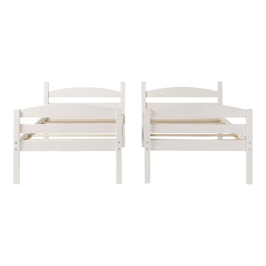 Manor Park Solid Wood Twin Over Twin Bunk Bed, White!

-Brand new in the box 
