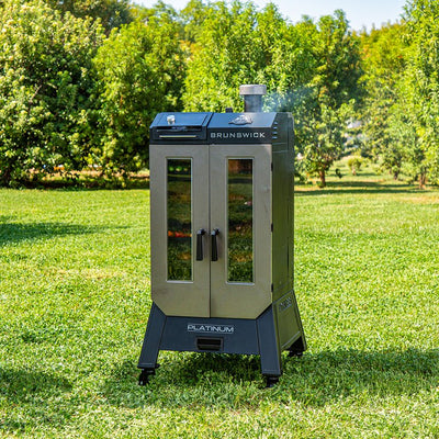 Pit Boss Platinum Brunswick Wifi Enabled Wood Pellet Vertical Smoker!

-Brand new in the box 