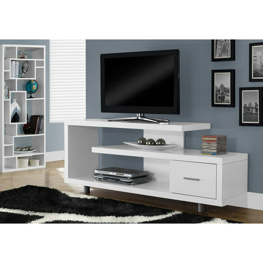 Monarch Tv Stand White With 1 Drawer For TVs Up To 47"L!

-Brand new in the box 