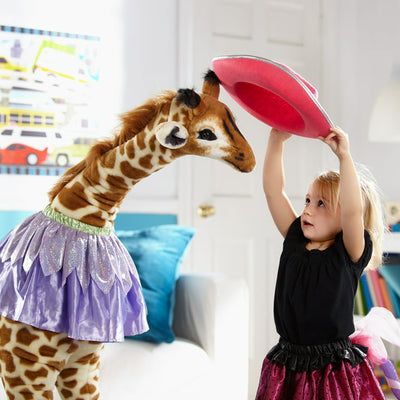 Melissa & Doug Giant Giraffe - Lifelike Plush Stuffed Animal (over 4 feet tall)!

-Brand new
