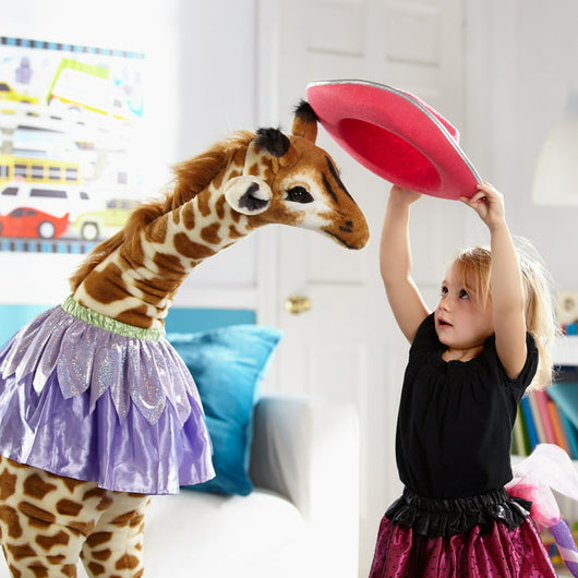 Melissa & Doug Giant Giraffe - Lifelike Plush Stuffed Animal (over 4 feet tall)!

-Brand new