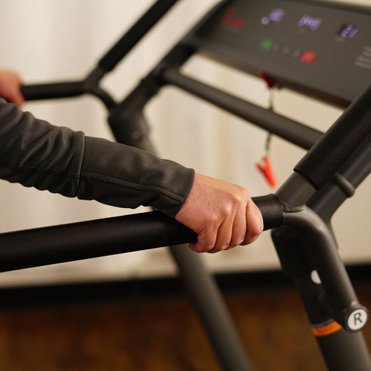 Sunny Health & Fitness Recovery Walking Pad Treadmill Machine, Low Profile Deck, Handrails for Mobility/Balance Support SF-T7857!

-Brand new and assembled, does have very small crack in plastic from shipping, does not affect functionality 