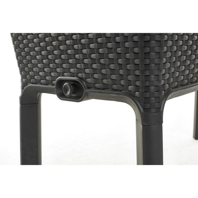 Keter 19.4" x 44.9" x 29.8" Black Resin Raised Garden Kit!! BRAND NEW, MINOR CRACK FROM SHIPPING!!